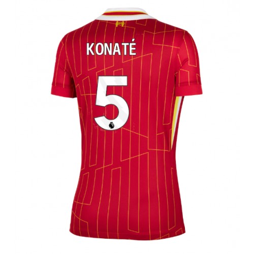 Dres Liverpool Ibrahima Konate #5 Domaci za Žensko 2024-25 Kratak Rukav